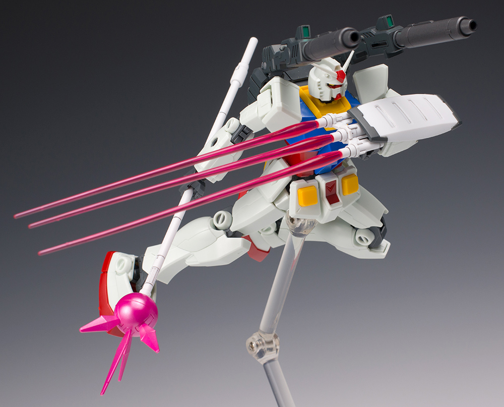 Review Gundam Ace September 2015 with New HG Gundam Weapon Parts SET A