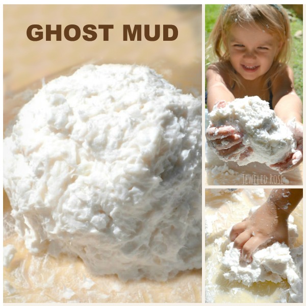 How to make GHOST MUD - a must try activity for kids!