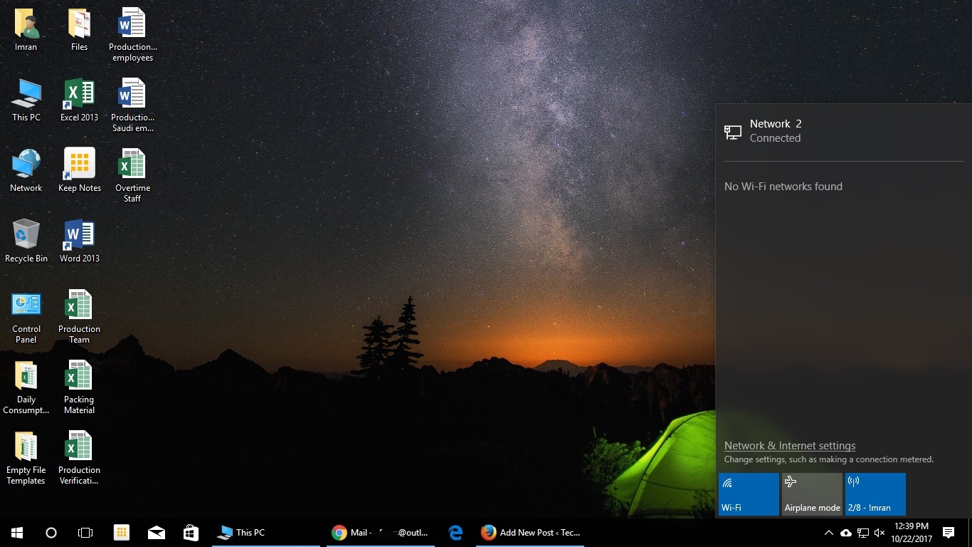 Windows 10 PC In To Wireless Hotspot