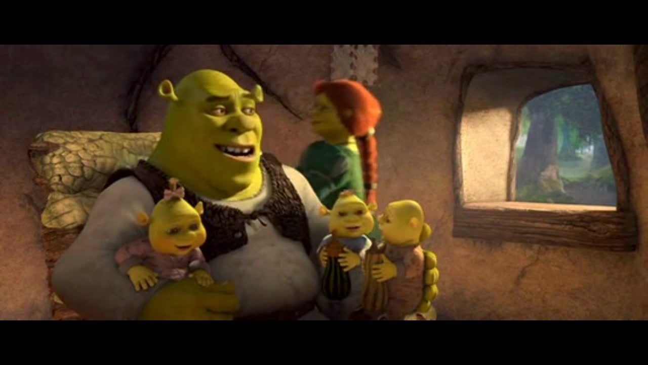 Shrek Forever After: Shrek with Fergus, Farkle and Felicia  | A Constantly Racing Mind