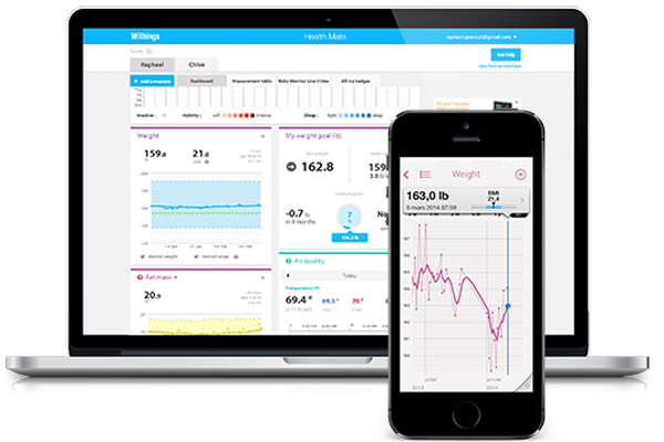 سابعا تطبيق Withings Health Mate