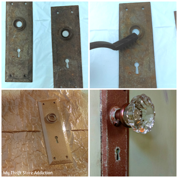 vintage doorknob upcycle