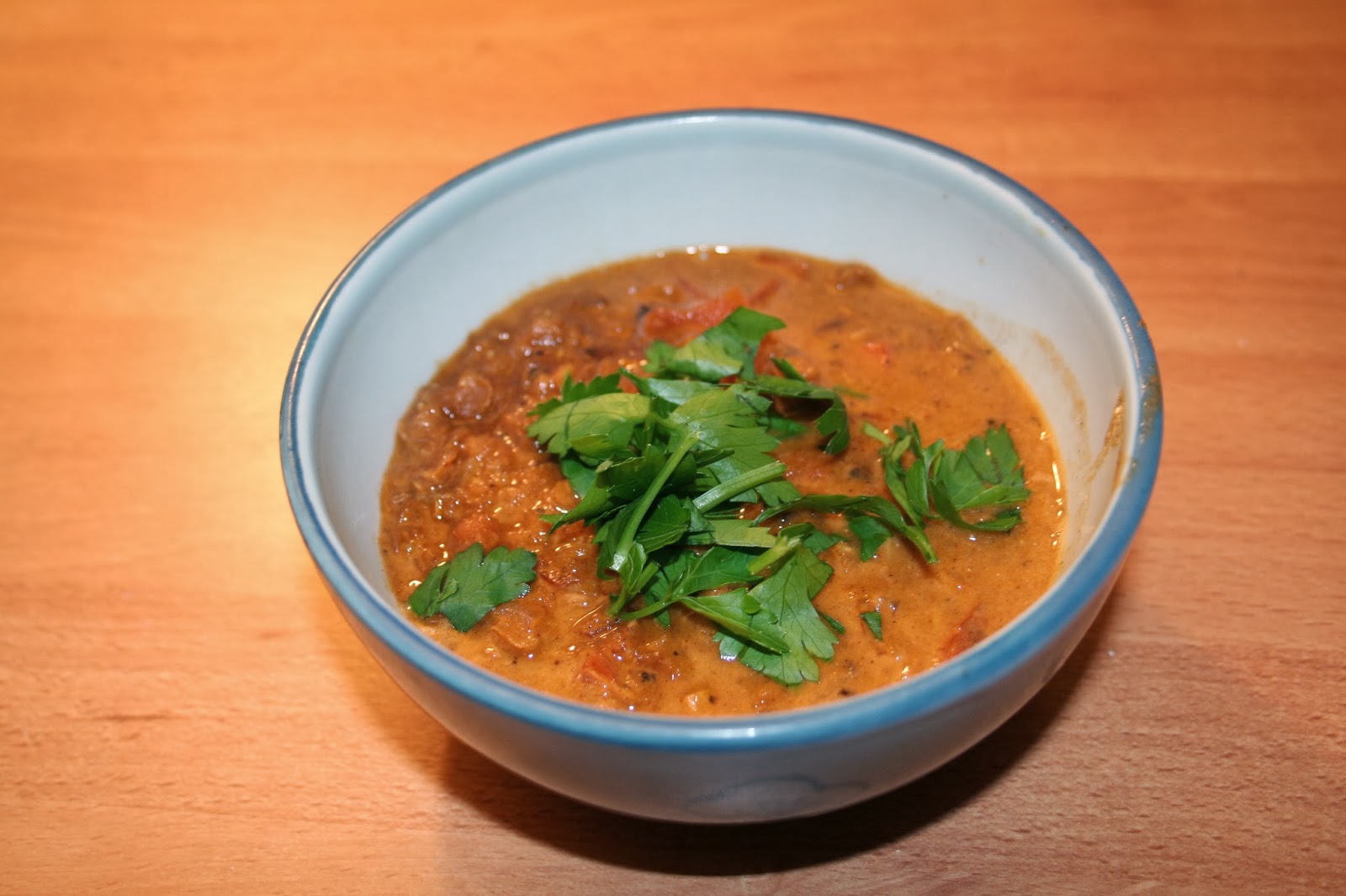 Rote Linsen - Suppe indisch