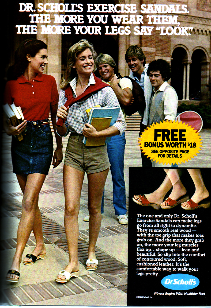 Totally Awesome 80s Dr. Scholl's Exercise Sandals