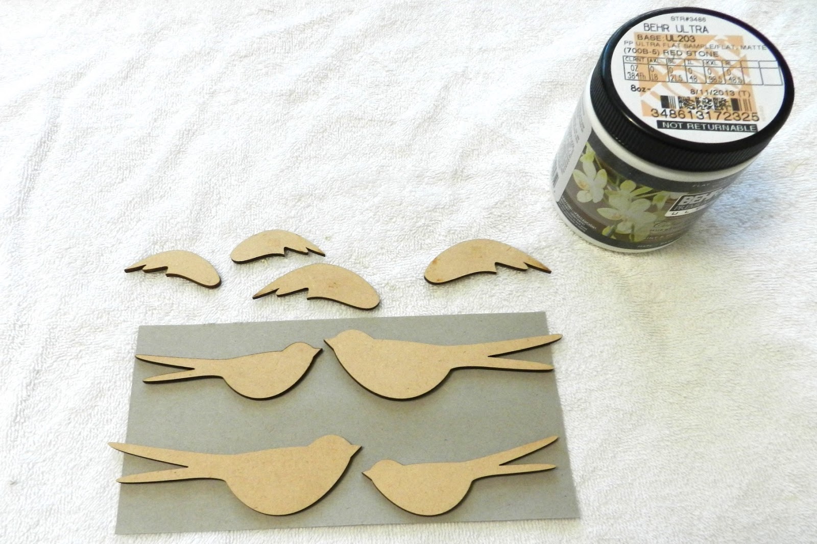 Sewing and Crafting with Sarah Wooden Sign Using Paint Samples