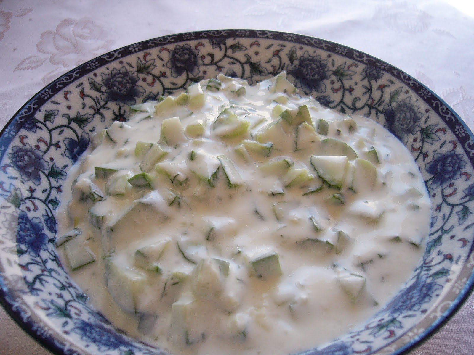 Simple Flavors: Yogurt Salad (Snejanka)