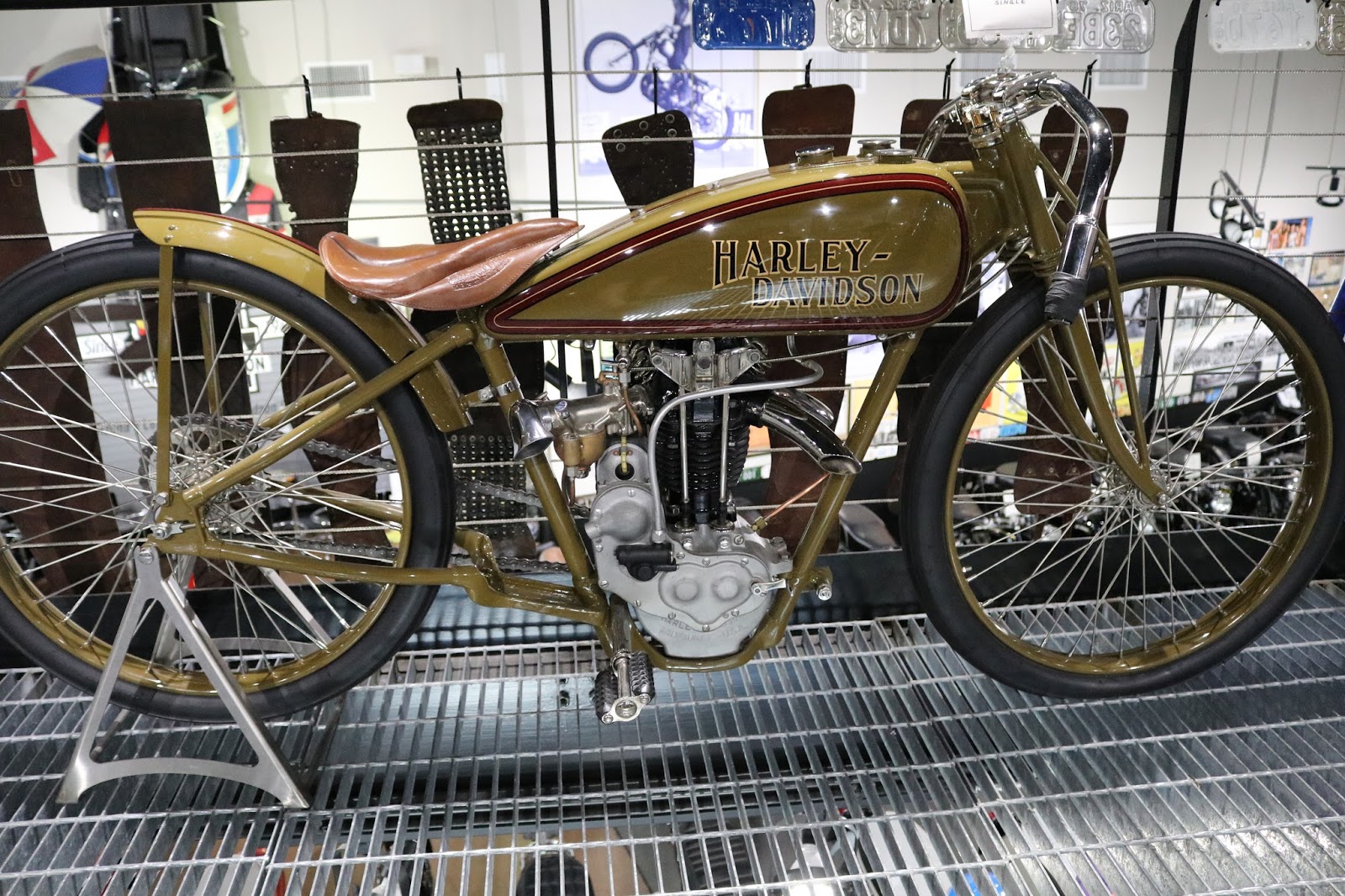 OldMotoDude 1926 HarleyDavidson Peashooter Board Track Racer on