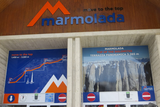 sciare sulla marmolada