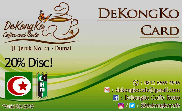 Desain 2 Menggunakan Photoshop Cafe Dekongko dan Klinik Al-Ummi Dumai