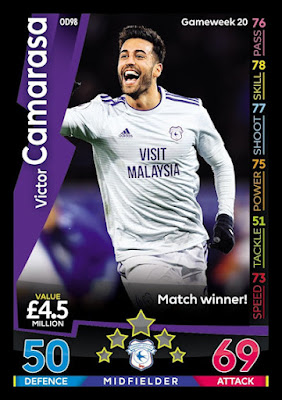 Spécial cartes Matchwinner édition limitée match Attax Championnat 2017//2018