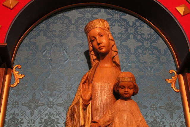 Mary and Child - part of the rich art collection at St. Barnabas, Ottawa