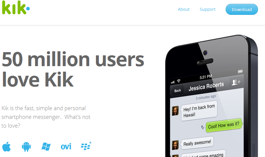 Kik Messener WhatsApp Alternative