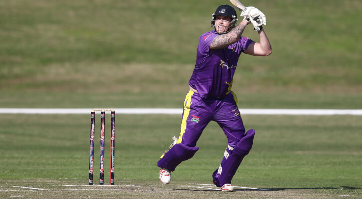 Nick Pentz - Hollywoodbets eThekwini Hurricanes (Credit: Anesh Debiky) Nick Pentz batting - Hollywoodbets eThekwini Hurricanes - Dolphins Premier League - 2018 - Aucor