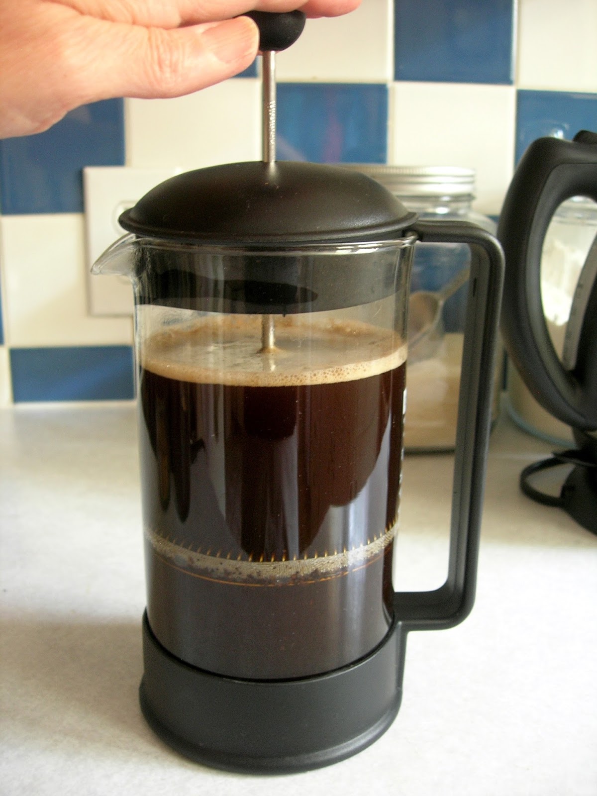 My Little Bungalow Using a French Press to Make Coffee