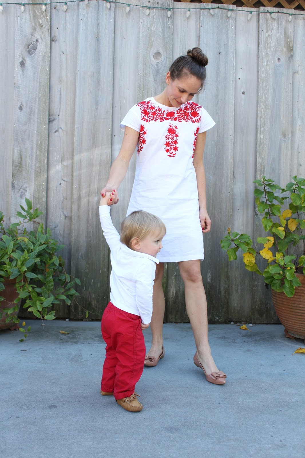 madison mathews embroidered dress