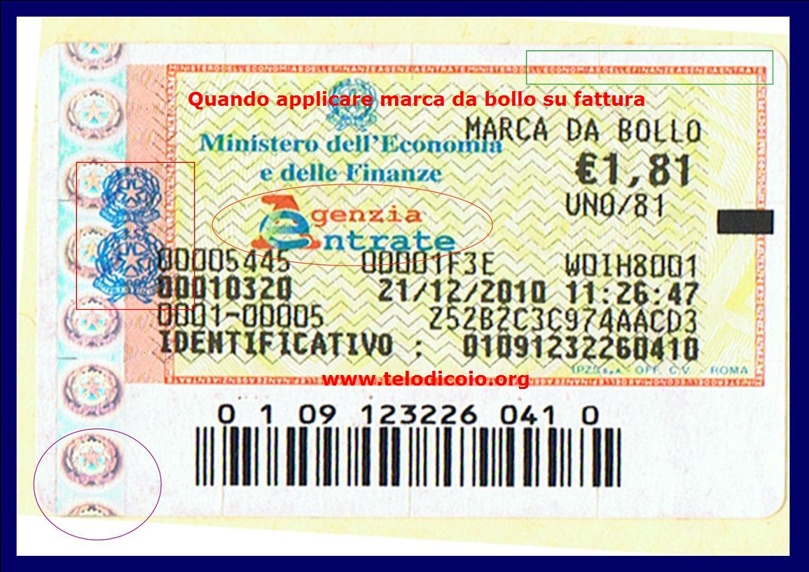 Marca da bollo su fattura Quando applicarla TelodicoIo Marca da bollo su fattura Quando applicarla TelodicoIo