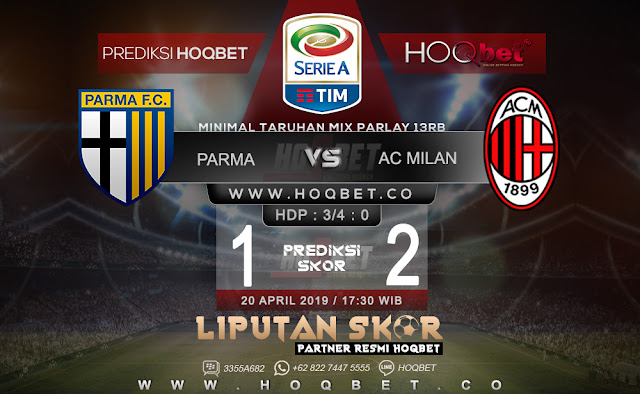 Prediksi Parma vs AC Milan 20 April 2019 http://www.liputanskor.com/