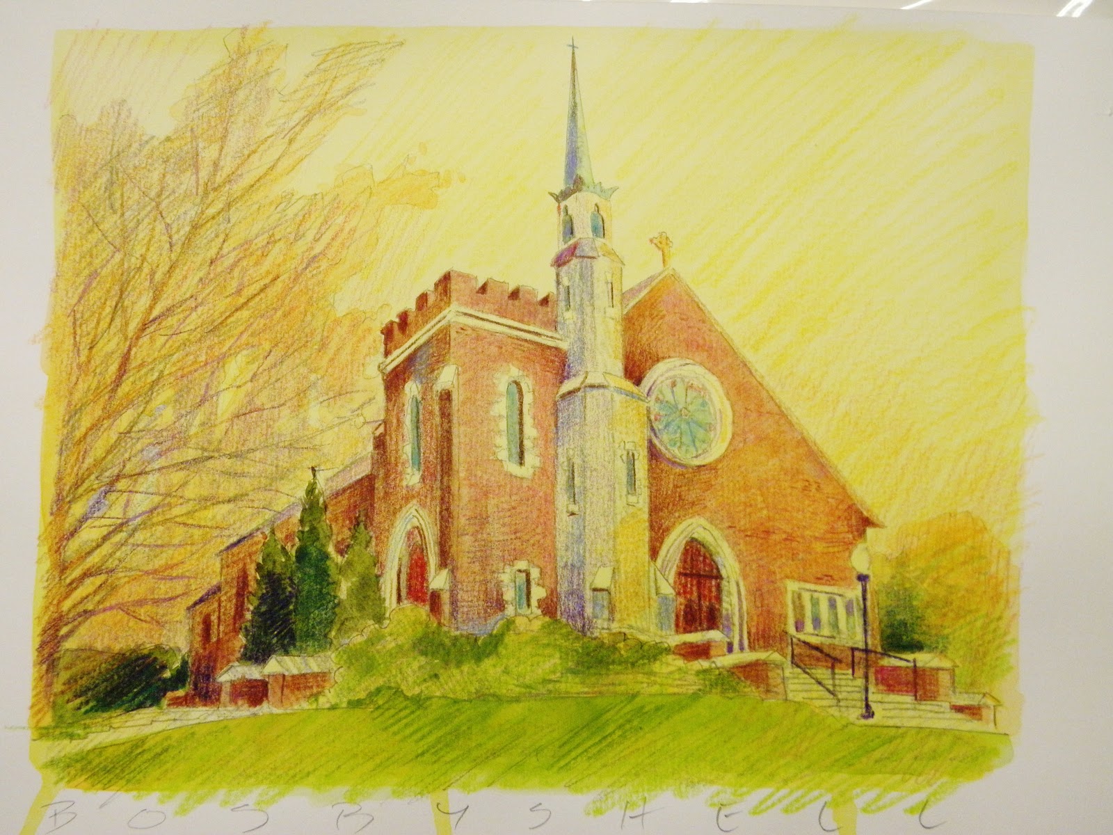 Bosbyshell Art Studio Holy Comforter Painting