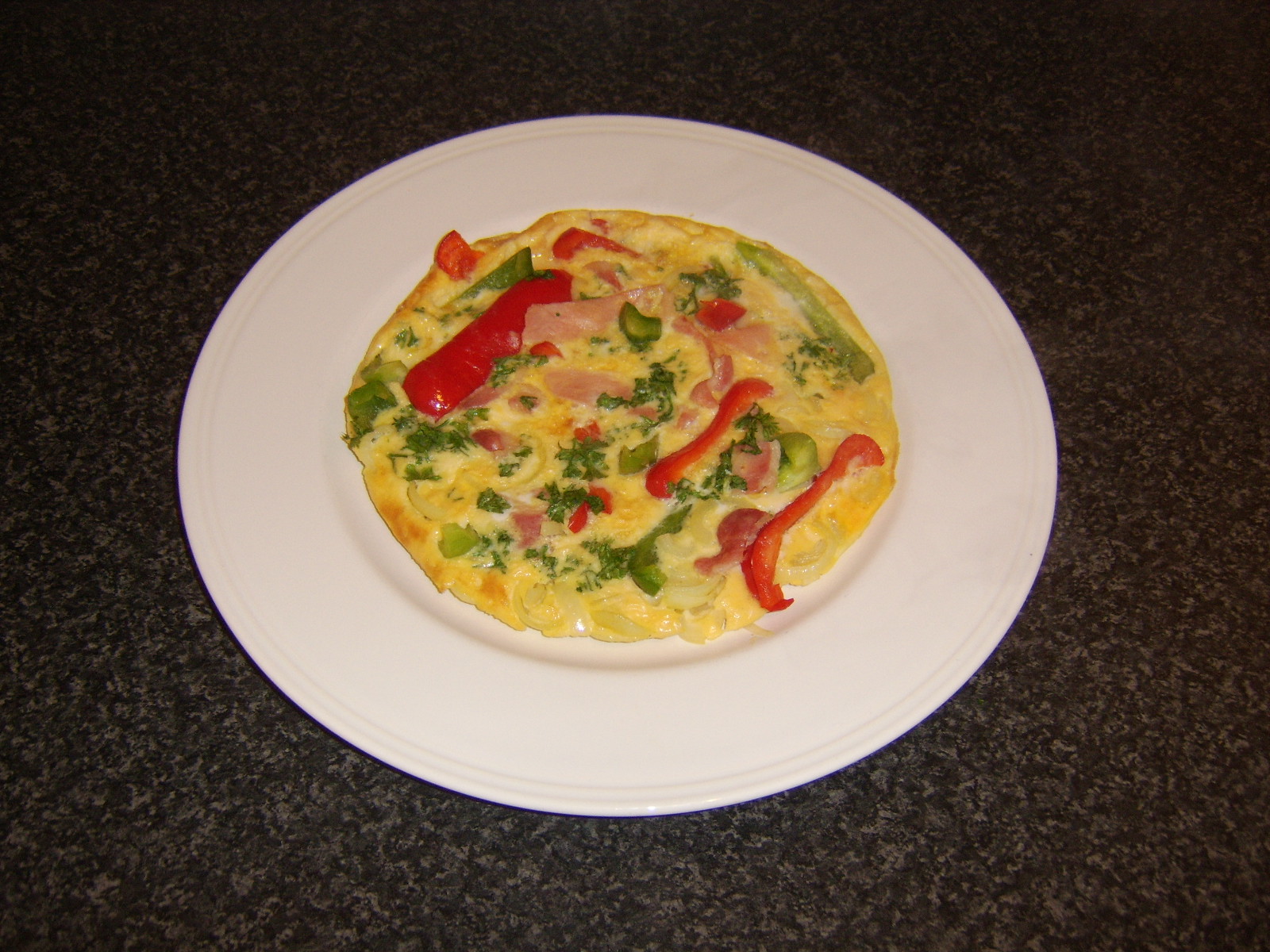 What Should I Have for Dinner Tonight? Bell Pepper and Bacon Frittata