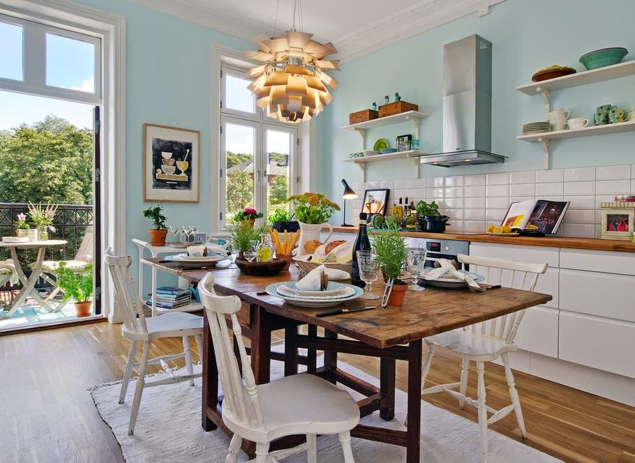 Cozinhas decoradas estilo vintage ~ Decoração e Ideias