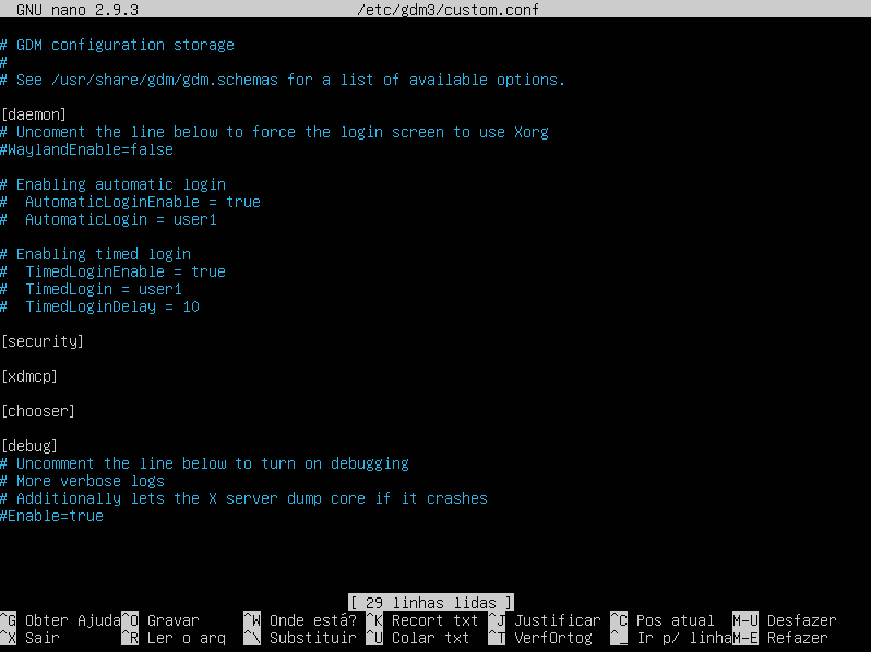 Ubuntu não inicia após "started GNOME display Manager"