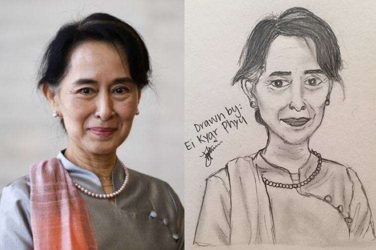 My World Of Art ♡: 1ST PORTRAIT LESSON!