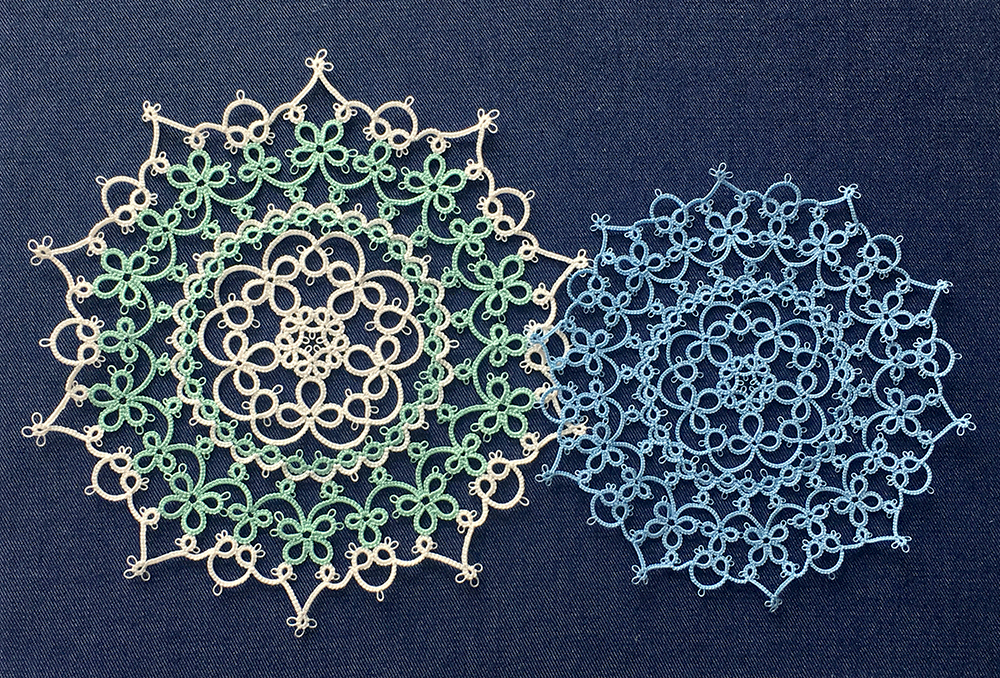 Free pattern B, veronicaTatting lace, Marmelo