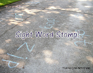 Summer sight words game: sight word stomp for preschoolers and kindergarten kids