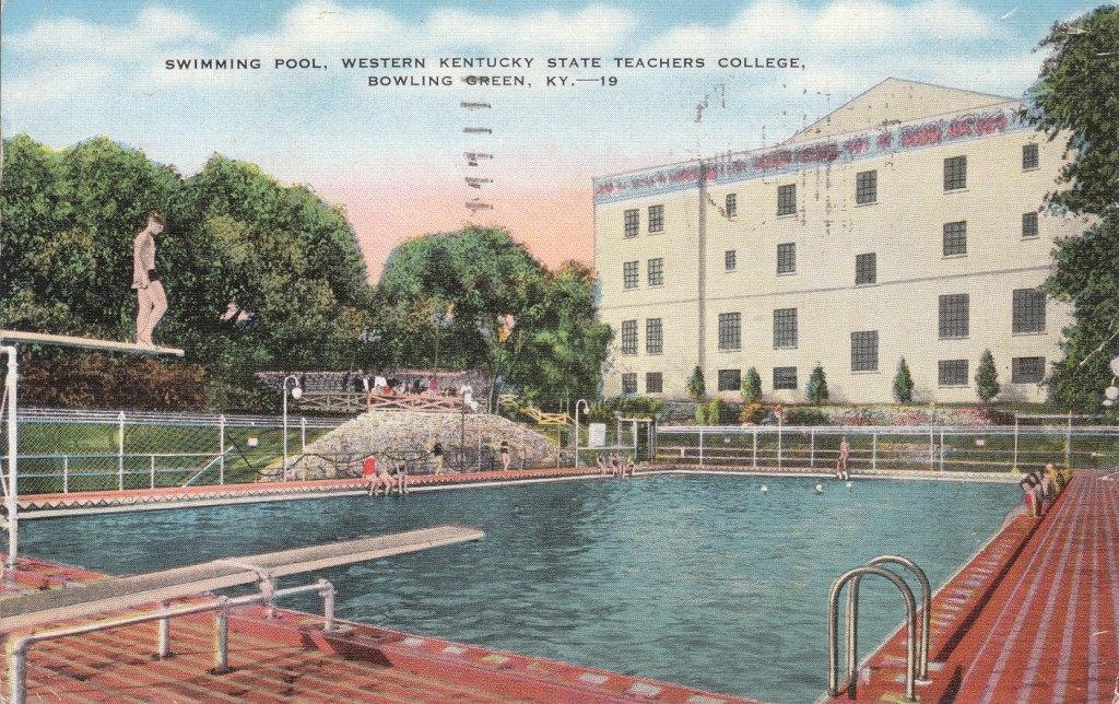 Swimming Pool postcard Western Kentucky State Teachers College