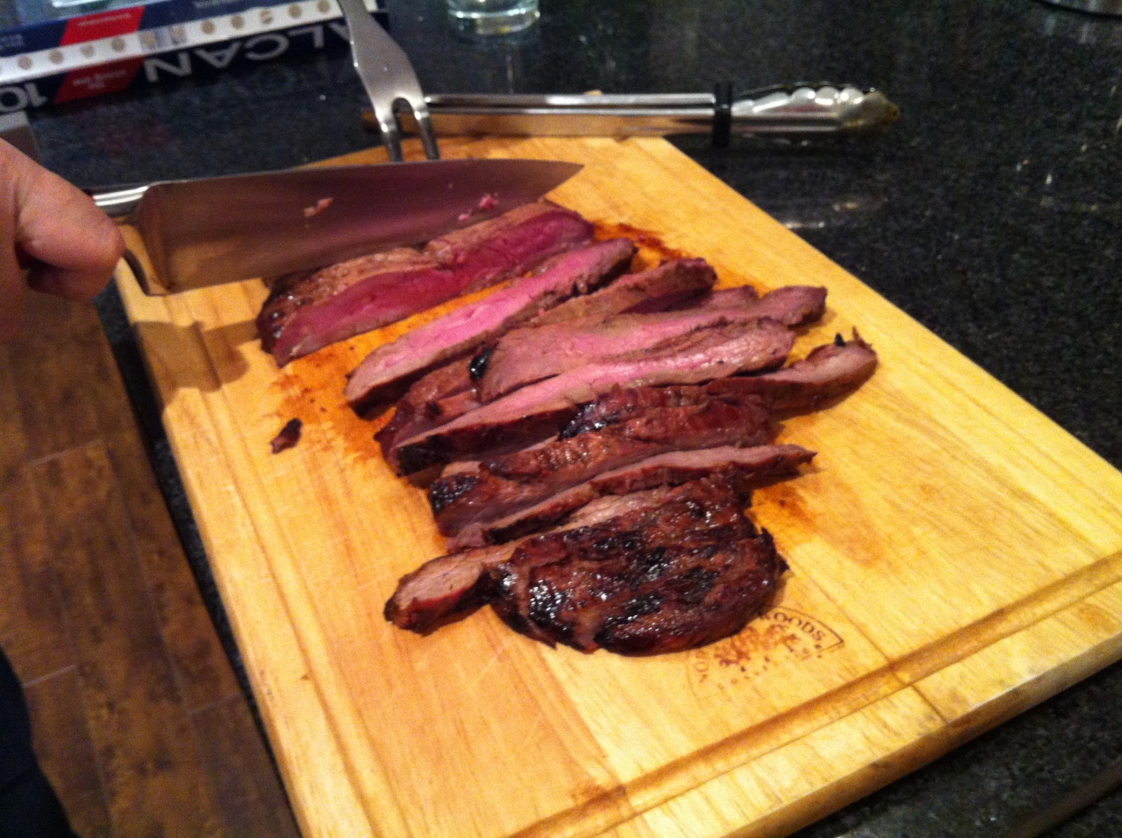 Recipes from 4EveryKitchen Grilled Flank Steak with Honey Soy Marinade