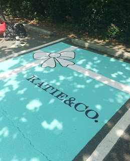 How to Paint a Parking Spot - Gracie In Prep