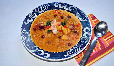 Hühnersuppe Spanische Art Hühnersuppe