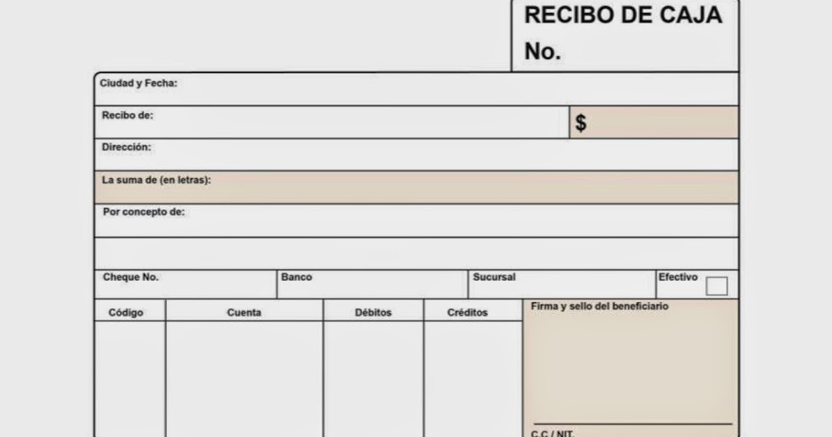 RECIBO DE CAJA