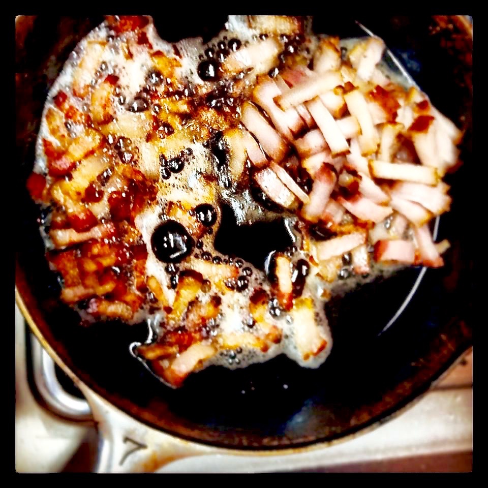 Haute + Heirloom Revamped Pan Fried Brussel Sprouts Tossed in a Maple