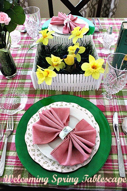 Welcoming Spring Tablescape