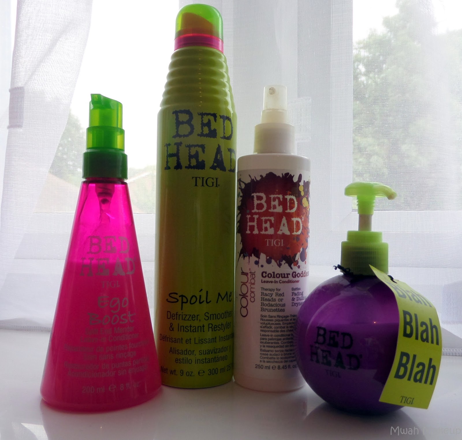 Mwah Makeup My Favourite Bed Head Styling Products