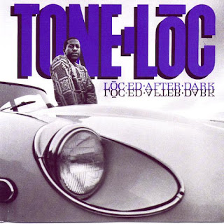 Portada del álbum de Tone Loc: Lōc-ed After Dark (1989). Muestra al rapero apoyado en un coche que parece un Citroën "Tiburón"