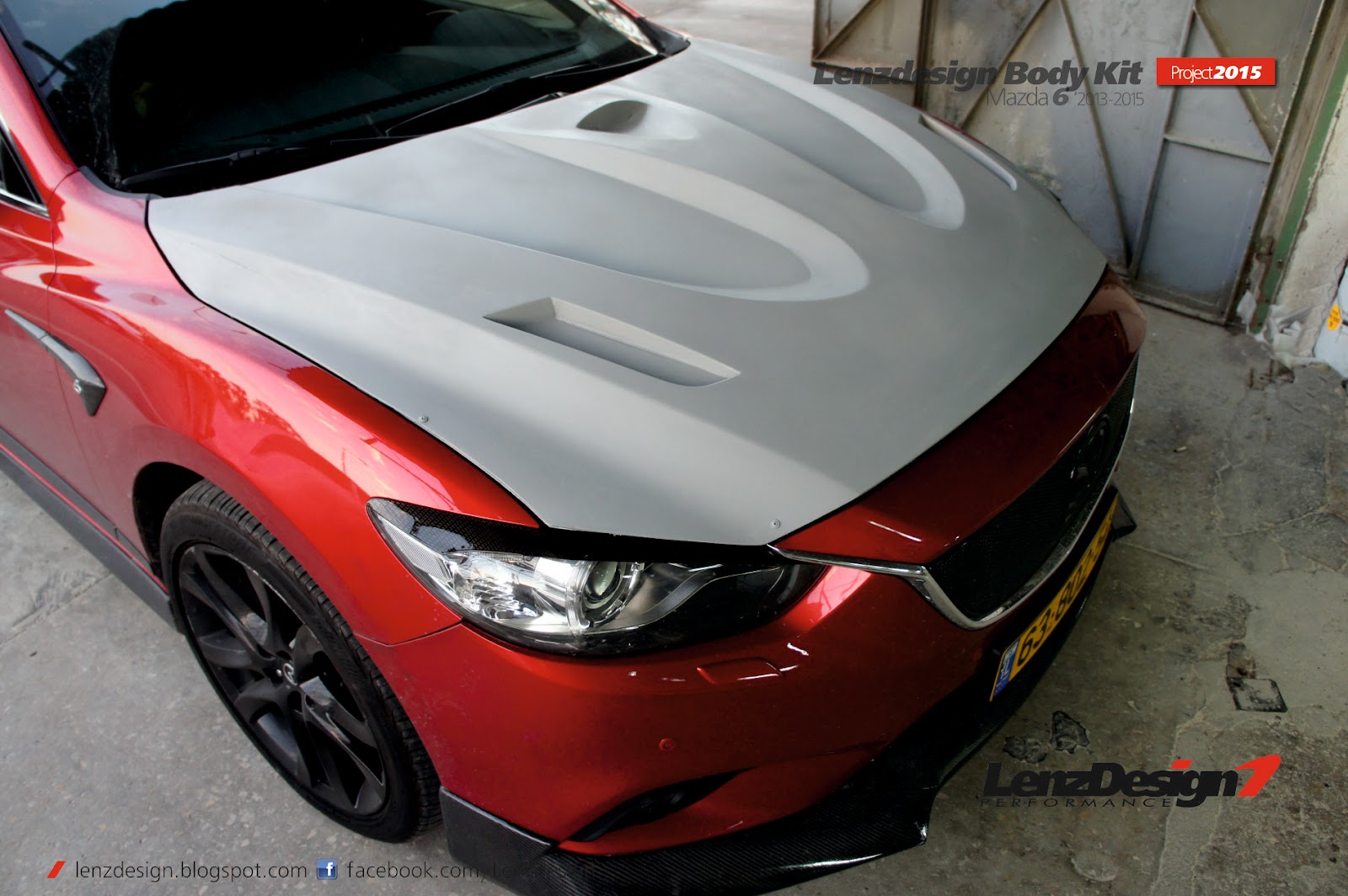 Mazda 6 GJ 2013-2018 Hood / Bonnet Lenzdesign Bodykit & Spoilers