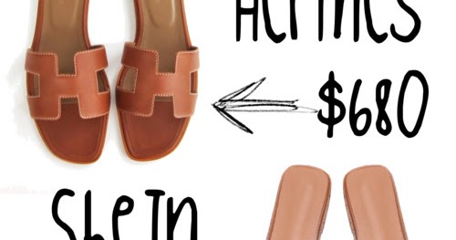 shein hermes sandals