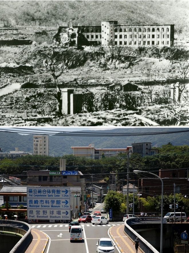 Hiroshima Then And Now You Won't Believe What It Looks Like Today! - Shiroyama National School In Nagasaki