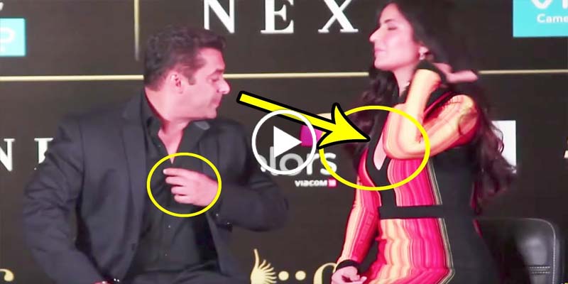 Salman Khan Tells Katrina Kaif To Adjust Dress Saves From Wardrobe