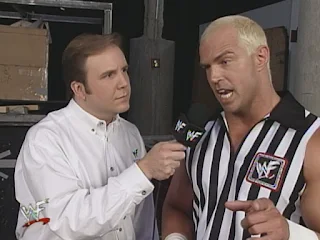 WWE / WWF Fully Loaded 1999 - Kevin Kelly interviews special referee Hardcore Holly