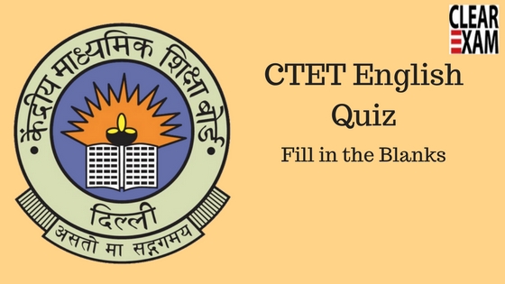 CTET and KVS Exam Quiz on English