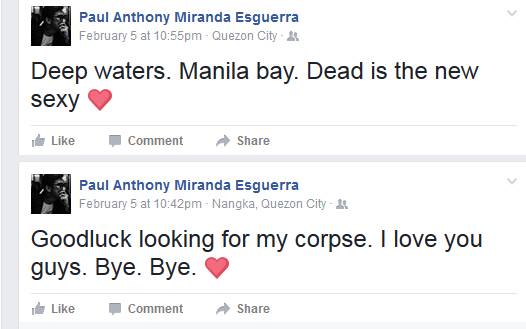 Marikina Teacher Announces His Own Death on Facebook Then Mysteriously Disappears! Have You Seen Him? Marikina Teacher Announces His Own Death on Facebook Then Mysteriously Disappears! Have You Seen Him?