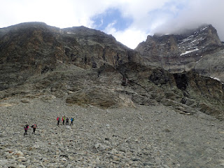 Subida al Refugio Carrel