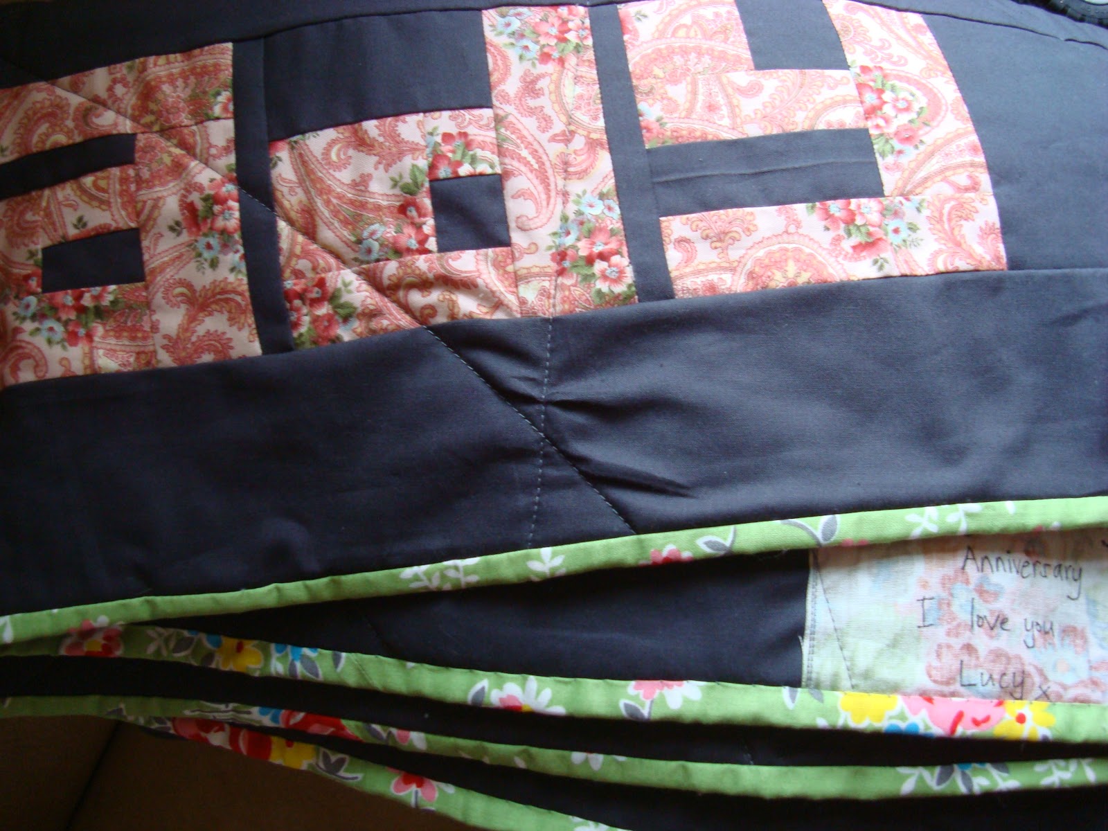 the Johnny Cash quilt / CHARM ABOUT YOU