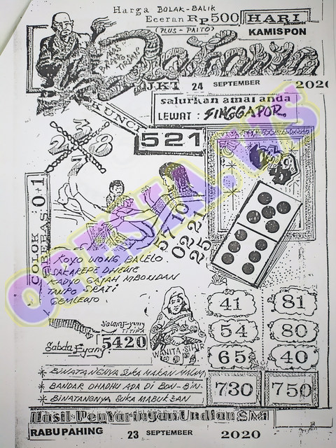 PREDIKSI togel singapura