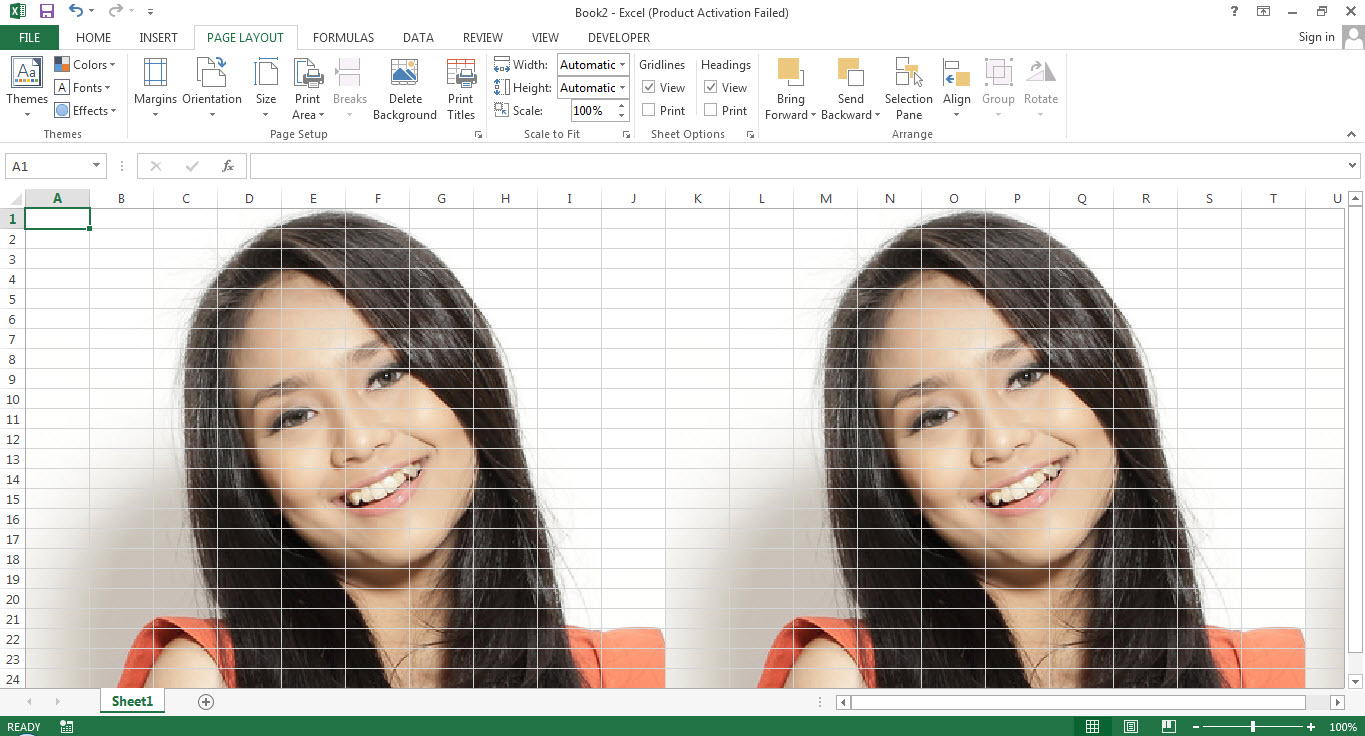 Cara Menambahkan gambar background di ms excel 2007, 2010 ...