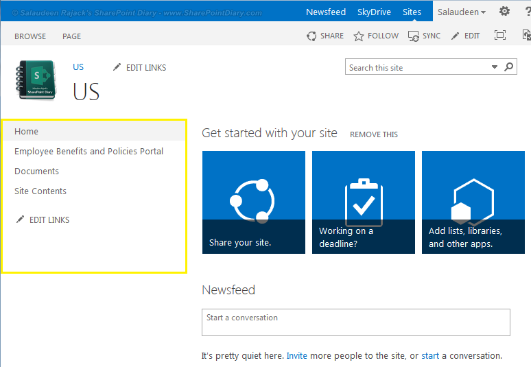 sharepoint 2013 increase quick launch width