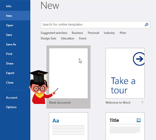 Membuat, Membuka dokumen baru dan Menggunakan Template - Kelas Hiro